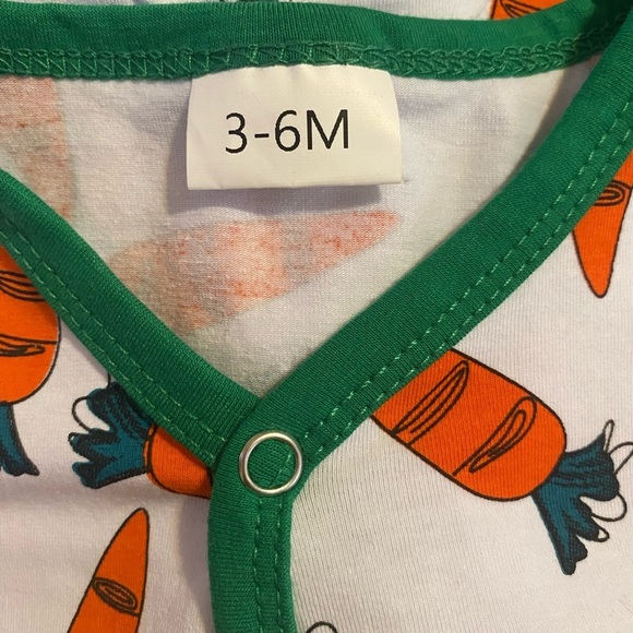 New Easter Carrot Romper - Picture 7 of 7